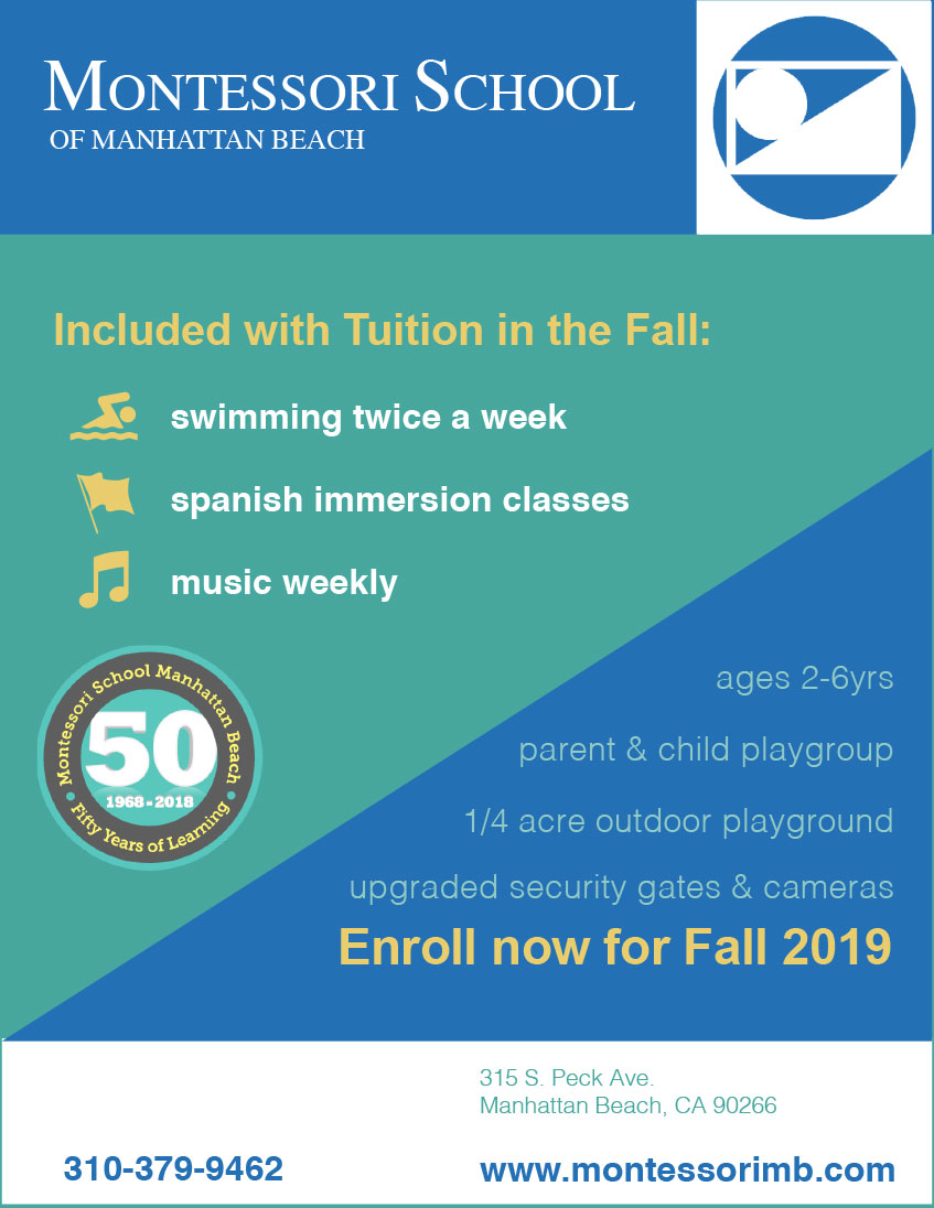 Montessori School of Manhattan Beach Announces a New Program for Fall 2019 Enrollment